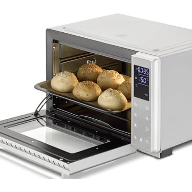 Caso Fırın, 3 Seviye, Izgara, 26 L, Çıkarılabilir Paslanmaz Çelik Kırıntı Çekmecesi 4