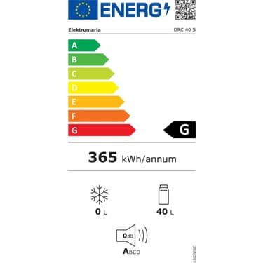 Elektromarla INV-MC-45 Kompresörlü Camlı Mini Buzdolabı (Minibar) 7