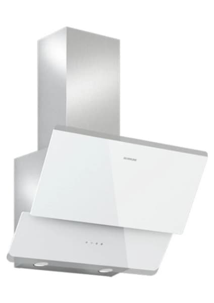 Silverline 3490 Oslo 60 cm Beyaz Cam Davlumbaz 3490.6 Oslo Beyaz