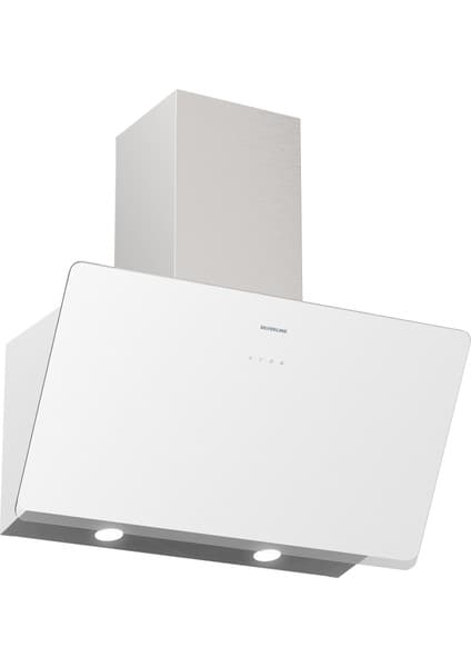 Silverline 3457 Soho 80 cm Cam Davlumbaz - Beyaz