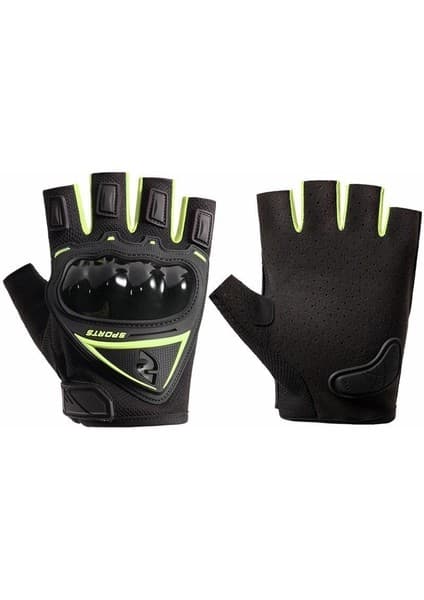 Jiuyue Açık Hava Sporları Yarım Parmak Eldiven - Bisiklet ve Motosiklet İçin 2