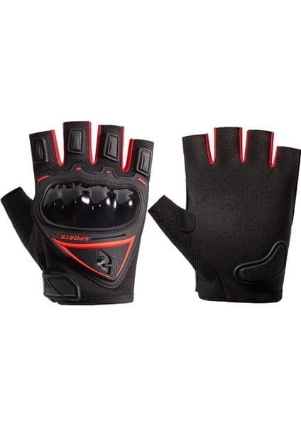 Jiuyue Açık Hava Sporları Yarım Parmak Eldiven - Bisiklet ve Motosiklet İçin 3