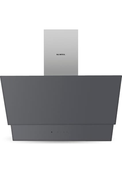 Kumtel Antrasit (Gri) Dokunmatik Cam Davlumbaz