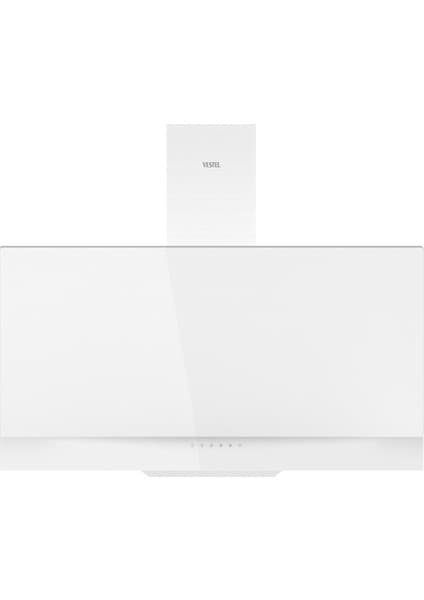 Vestel Ankastre Davlumbaz 640 m3/sa Yüksek Emiş Gücü ile Beyaz Eğimli 90 cm 7