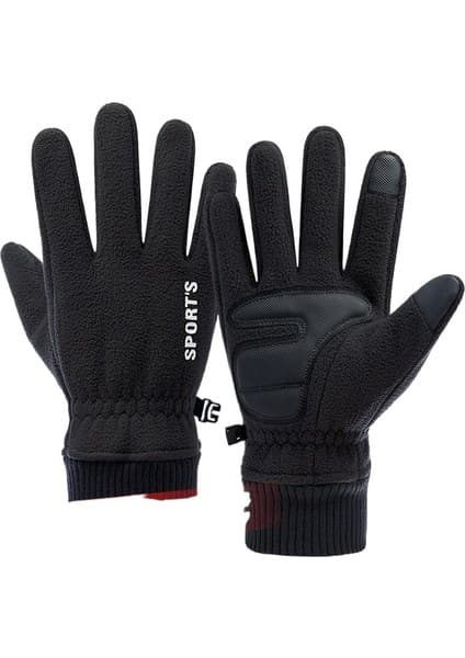 TY7i Polar Dokunmatik Ekran Kışlık Bisiklet Eldiveni (Tek Ebat)