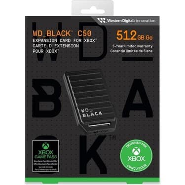 WD Black C50 Xbox Için Depolama Genişletme Kartı 512GB - WDBMPH5120ANC-WCSN 3