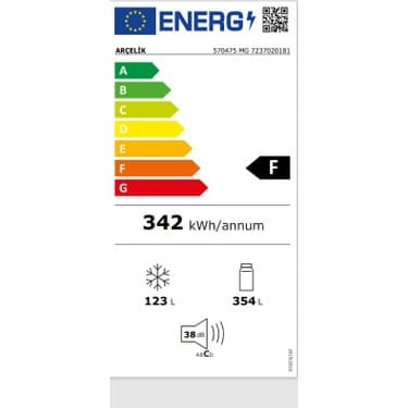 Arçelik 570475 Mg No Frost Buzdolabı 6