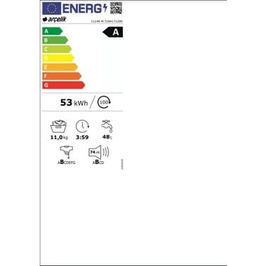 Arçelik 11140 M Çamaşır Makinesi 6