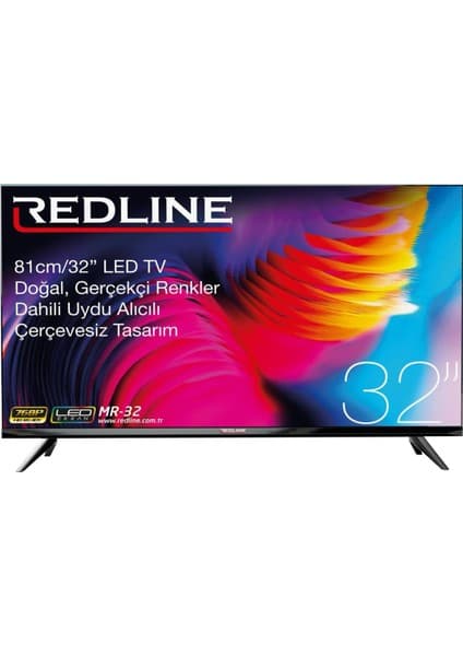 Redline MR-32 32" 81 Ekran Uydu Alıcılı HD Ready LED TV