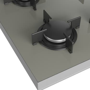 Arçelik Stoc 828 G Set Üstü Ocak 4 Gözlü Cam Yüzey 60 cm Gri 4