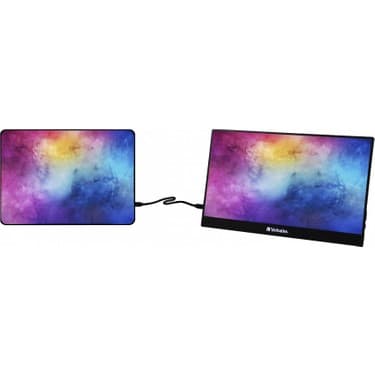 Verbatim 14" Full HD IPS + HDR Ekran / Freesync / Entegre Hoparlörlü 60 Hz / 6ms Taşınabilir Monitör - PM-14 (49590) (Neopren Koruyucu Kılıf Dahil) 5