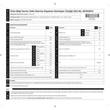 Lg F4Y7EYWYP 11 kg 1400 Devir Çamaşır Makinesi 6