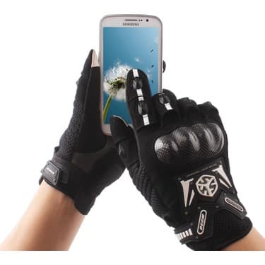 Ebakbak Carbon Fiber Koruma Motosiklet Eldiveni - Telefon Dokunmatik, Aşınmaya Dirençli 2