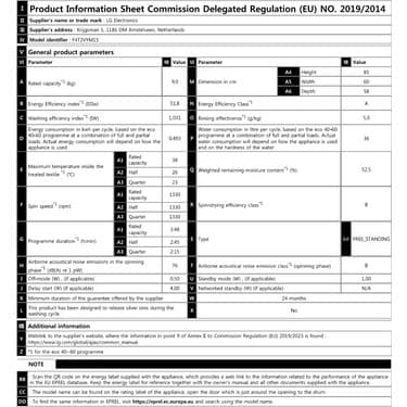 LG F4T2VYM1S Çamaşır Makinesi 9 kg Yıkama 1400 Devir A Enerji Sınıfı Siyah Renk 5