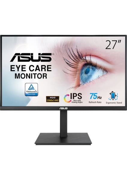 Asus 27 ASUS VA27AQSB QHD IPS 1MS 75HZ HDMI DP 6