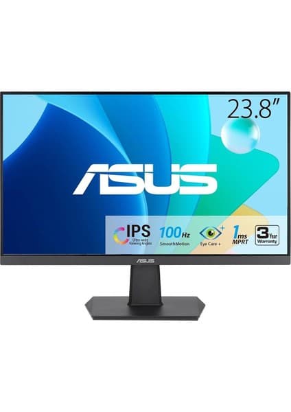 Asus 23.8" VA24EHF 100Hz 1ms HDMI EyeCare FlickerFree IPS FHD Monitör 6