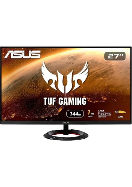 Asus Tuf Gaming Vg279Q1R 27 Gaming Ips Freesync 1920x1080 1Ms(Mprt) 144Hz Dp Hdmı Mm Vesa 3Yıl Elmb Sync