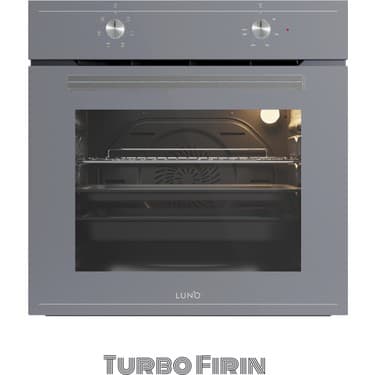 Silverline Luno Ankastre Gri Cam Set (Turbo Fırın-Dokunmatik Davlumbaz ) 2