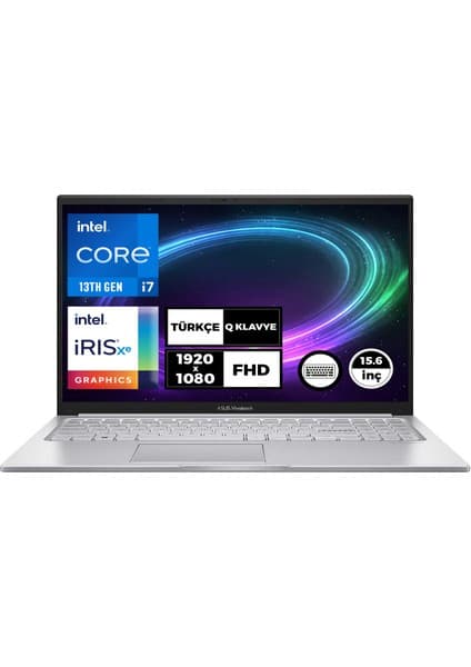 Asus Vivobook 15 Intel Core I7-1355U 16GB 512GB SSD 15.6\