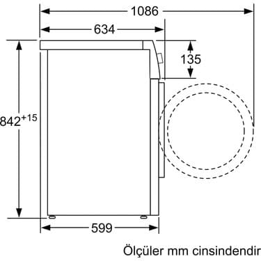 Siemens WQ52G201TR 10 kg Çamaşır Kurutma Makinesi 4