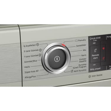 Bosch WTX87K8XTR  9 Kg Isı Pompalı Kurutma Makinesi 3