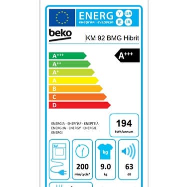 Beko Km 92 Bmg Hibrit Kurutma Makinesi 5