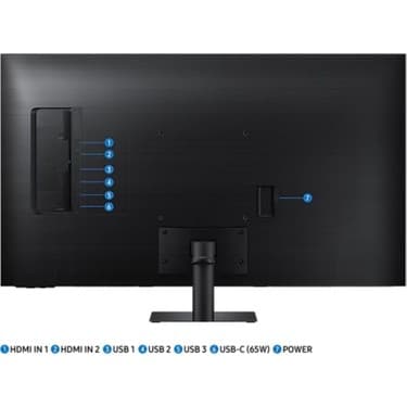 Samsung 43" M7 LS43BM700UPXUF 4K UHD Akıllı Smart Monitör 7