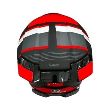 MT Thunder 4 Sv R25 B5 Şeffaf Vizör Kask Kırmızı Mat Siyah 3