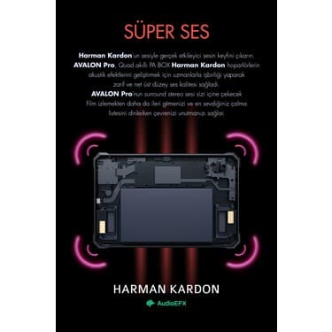 Vorcom Avalon 256 GB Hafıza 8 GB Ram 10.36 Inc 2.4k 22.000 Mah Pil Harman Kardon Profesyonel Oyuncu Tableti 3