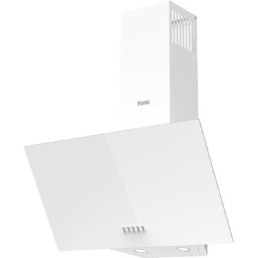 Ferre D087 Tek Camlı 60 cm Beyaz Davlumbaz 2