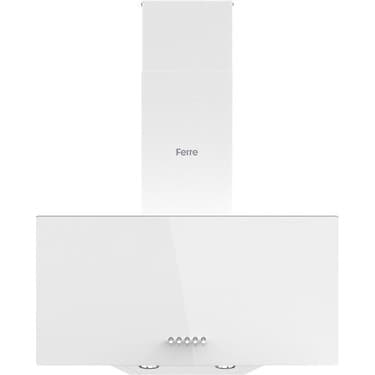 Ferre D087 Tek Camlı 60 cm Beyaz Davlumbaz 3