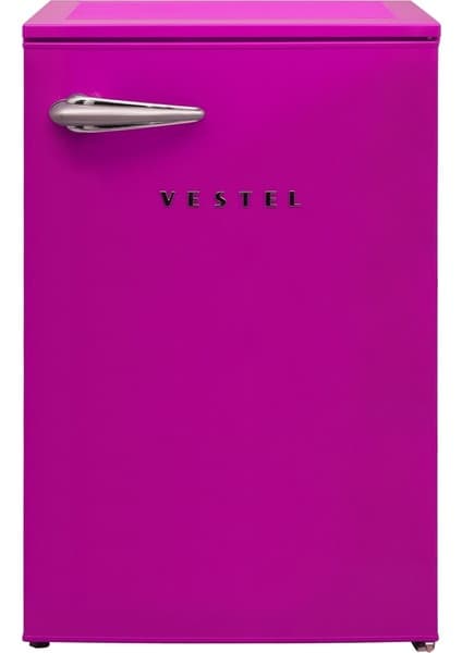 Vestel Retro SB14001 Pembe Mini Buzdolabı