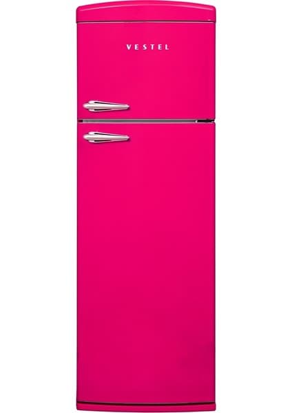 Vestel Retro SC32001 Pembe Statik Buzdolabı