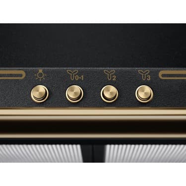 Electrolux EFC226R Rococo Seri Rustik Mat Siyah Davlumbaz 3