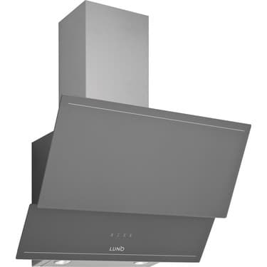 Luno Silverline Luno Ankastre Gri Set ( 3420S Davlumbaz 6502S Fırın CS5335S Ocak ) 2