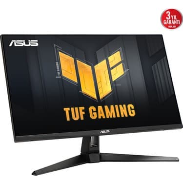 Asus TUF GAMING VG27AQM1A 27 HDR400 2K IPS FREESYNC VE G-SYNC UYUMLU 2560x1440 1MS 260HZ DP HDMI USB MM VESA 3YIL ELMB SYNC, 90%DCI-P3 Monitör 3
