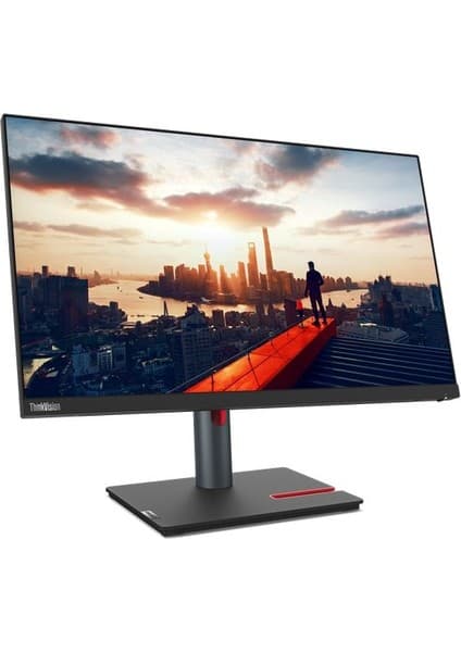 Lenovo Thinkvision P24H-30, 23.8" Qhd (2560X1440) IPS Monitör, 63B3GAT6TK Pivot, Yükseklik Ayarlı Ayak, USB Type-C, RJ45 Ethernet Hub