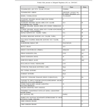 Toshiba 55UA3E63DT 55" 139 Ekran Dahili Uydu Alıcılı 4K Ultra HD Smart DLED TV 6