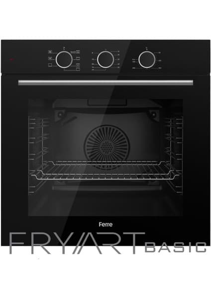 Ferre QXE62CPR Fryart Basıc Gri Ankastre Fırın 6