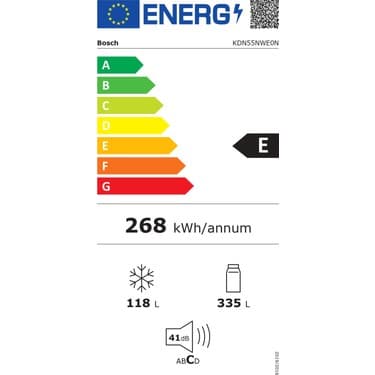 Bosch KDN55NWE0N 453 Lt A++ No-Frost Buzdolabı 3
