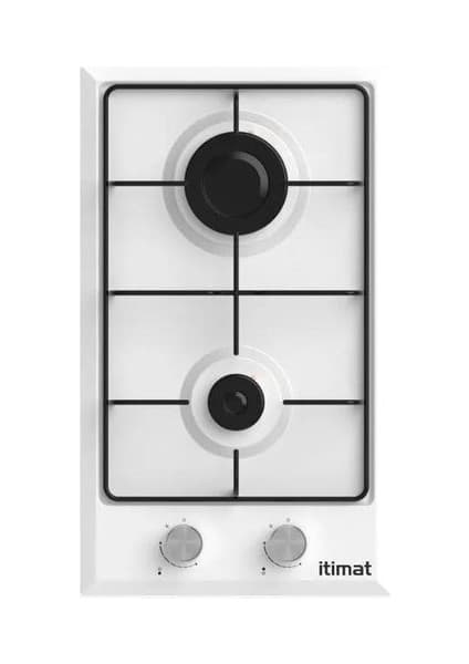 İtimat Itimat KR-2011 Emaye Doğalgazlı Beyaz Setüstü Ikili Ocak (Setüstü ve Ankastre Uyumludur)