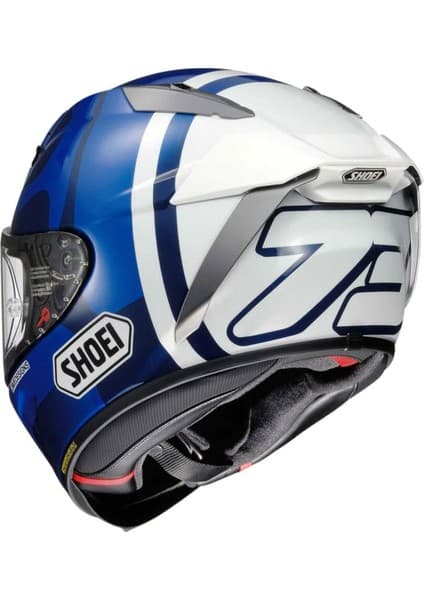 Shoei X-Spirit Pro A.MARQUEZ73 V2 Kapalı Motosiklet Kaskı 6