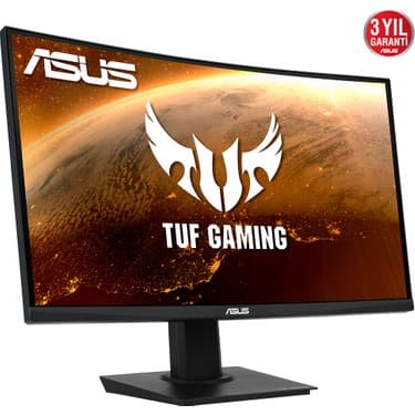 Asus TUF VG24VQE Kavisli 23.6" 165Hz 1ms (HDMI+Display) FreeSync Full HD LED Monitör 2