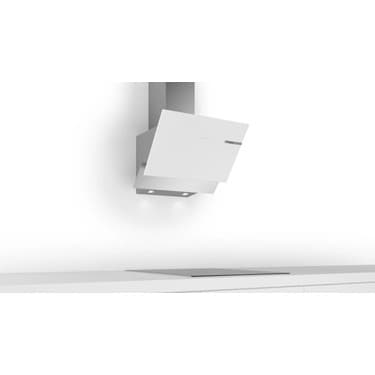 Bosch DWK65AD20R Beyaz Cam Eğimli 60CM Davlumbaz 3