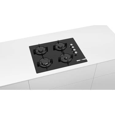 Bosch POP7C6O10O 4 Gözü Gazlı Siyah Cam Ankastre Ocak 4