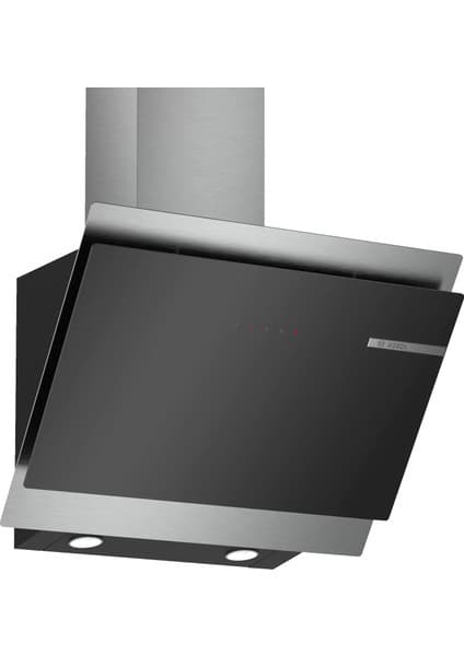 Bosch DWK68AK60T Siyah Cam Eğik Davlumbaz