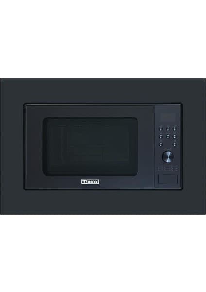 Ukinox Nano-X Siyah Ankastre Mikrodalga Fırın 35 lt 6 Programlı Enerji Verimliliği ile