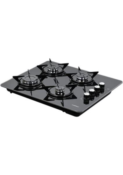 Luxell LX-40TSHDF Siyah Cam Set Üstü - Ankastre Doğalgazlı Ocak