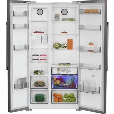 Grundig GSND 6384 S A 580 lt (Net Hacim) Gardrop Tipi Duo No Frost Buzdolabı 6