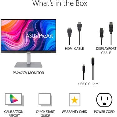 Asus PA247CV Proart 23,8" Fhd IPS Monitor 3